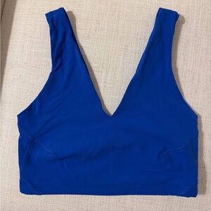 Free People Movement: Never Better Crop. Blue. Size Small